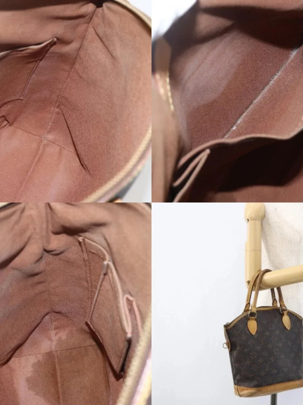 LOUIS VUITTON Monogram Lockit Hand Bag M40102 LV Auth 159541